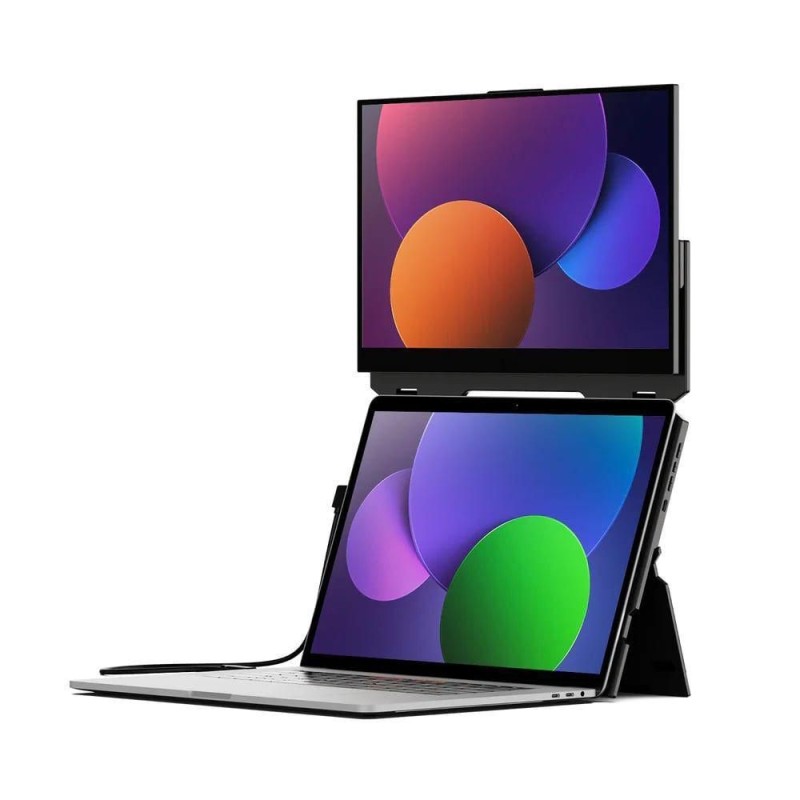 "Mobile Pixels Duex Float 156 Stacked - Elevate Your Productivity with Dual Screen Flexibility!" "Mobile Pixels Duex Float 156 Stacked - Elevate Your Productivity with Dual Screen Flexibility!"